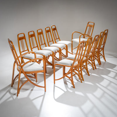 Art Nouveau Chairs, Model "511" and "1511" by Brothers Thonet, Vienna, First Half of the 20th Century