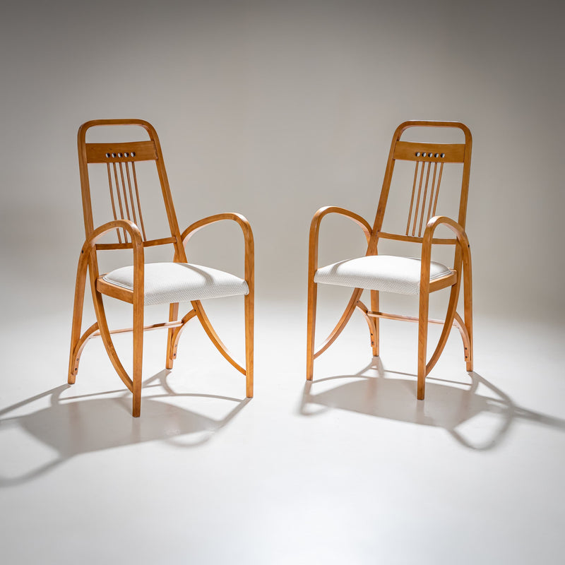 Art Nouveau Chairs, Model "511" and "1511" by Brothers Thonet, Vienna, First Half of the 20th Century