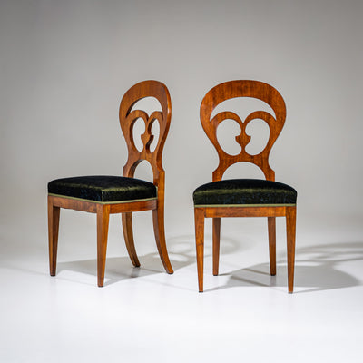 Set of four Biedermeier Side Chairs, Probably Austria, circa 1830