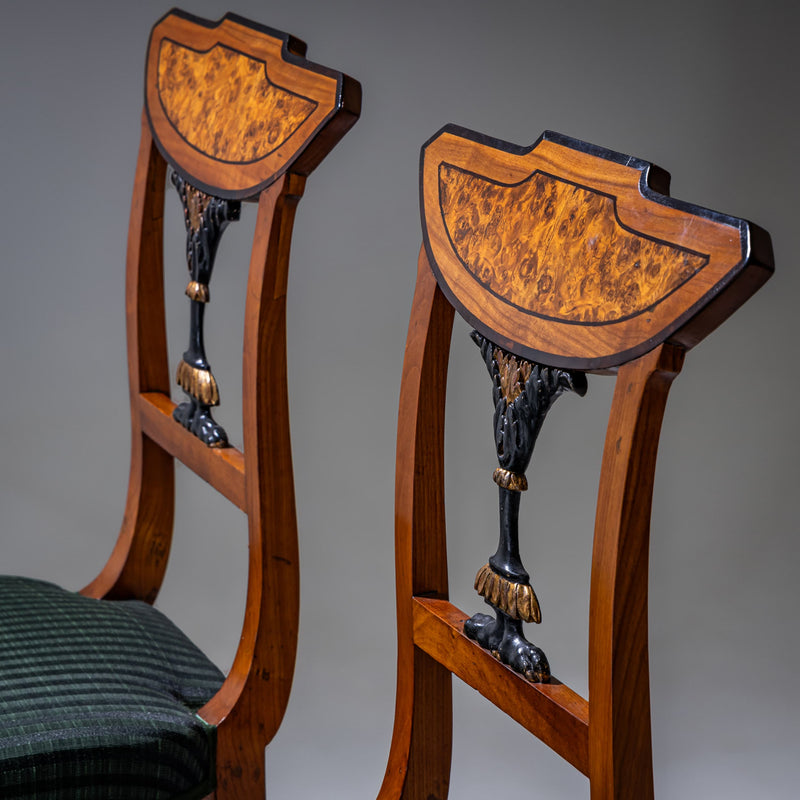 Pair of Neoclassical Chairs, Southern Germany, circa 1815