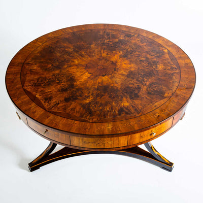 Library Table with Snake-Motif, early 19th Century