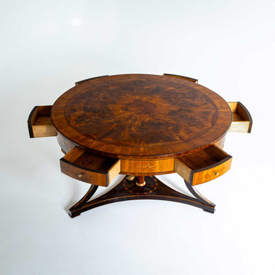 Library Table with Snake-Motif, early 19th Century