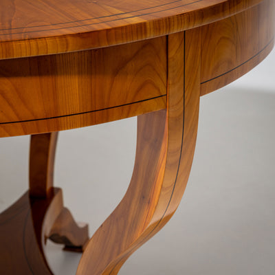 Biedermeier Cherrywood Center Table, Germany circa 1820