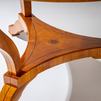 Biedermeier Cherrywood Center Table, Germany circa 1820