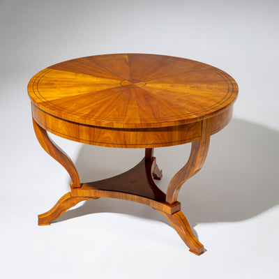 Biedermeier Cherrywood Center Table, Germany circa 1820