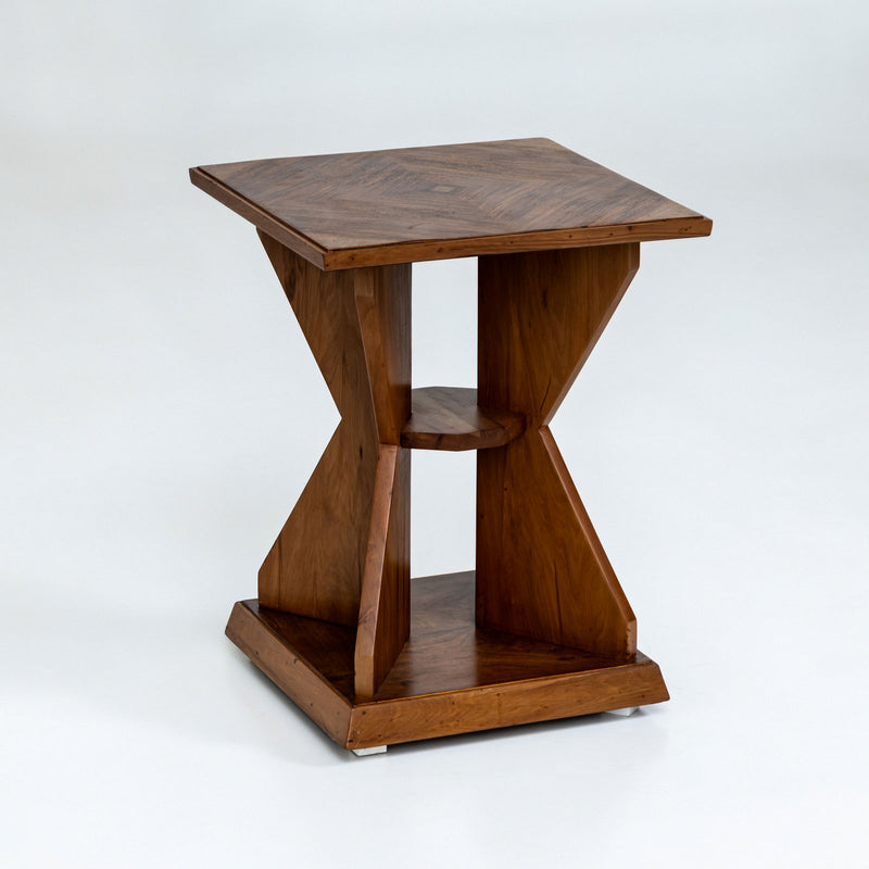 Art Deco Walnut Side Table, circa 1920