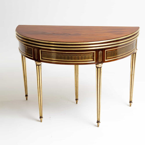 Louis XVI Demi Lune Game Table, France Late 18th Century