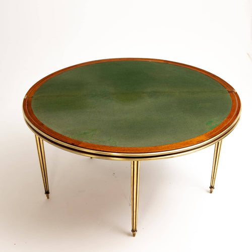 Louis XVI Demi Lune Game Table, France Late 18th Century