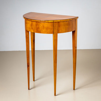 Biedermeier Demi Lune Console Table in Cherry, Germany circa 1820