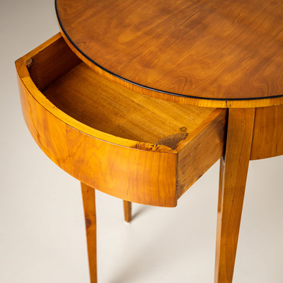 Biedermeier Demi Lune Console Table in Cherry, Germany circa 1820