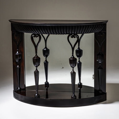 Demi-Lune Wall Console, Vienna, 19th Century