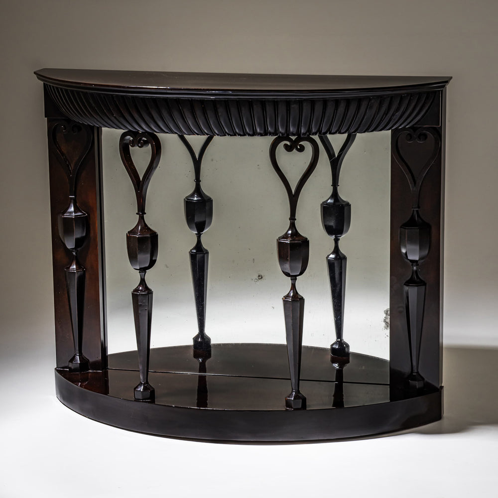 Demi-Lune Wall Console, Vienna, 19th Century