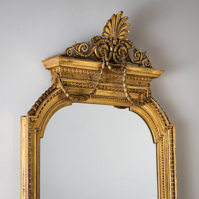 Wall Mirror in Louis XVI Style, 2nd Half 19th Century