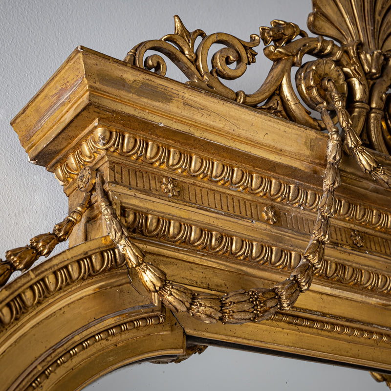 Wall Mirror in Louis XVI Style, 2nd Half 19th Century