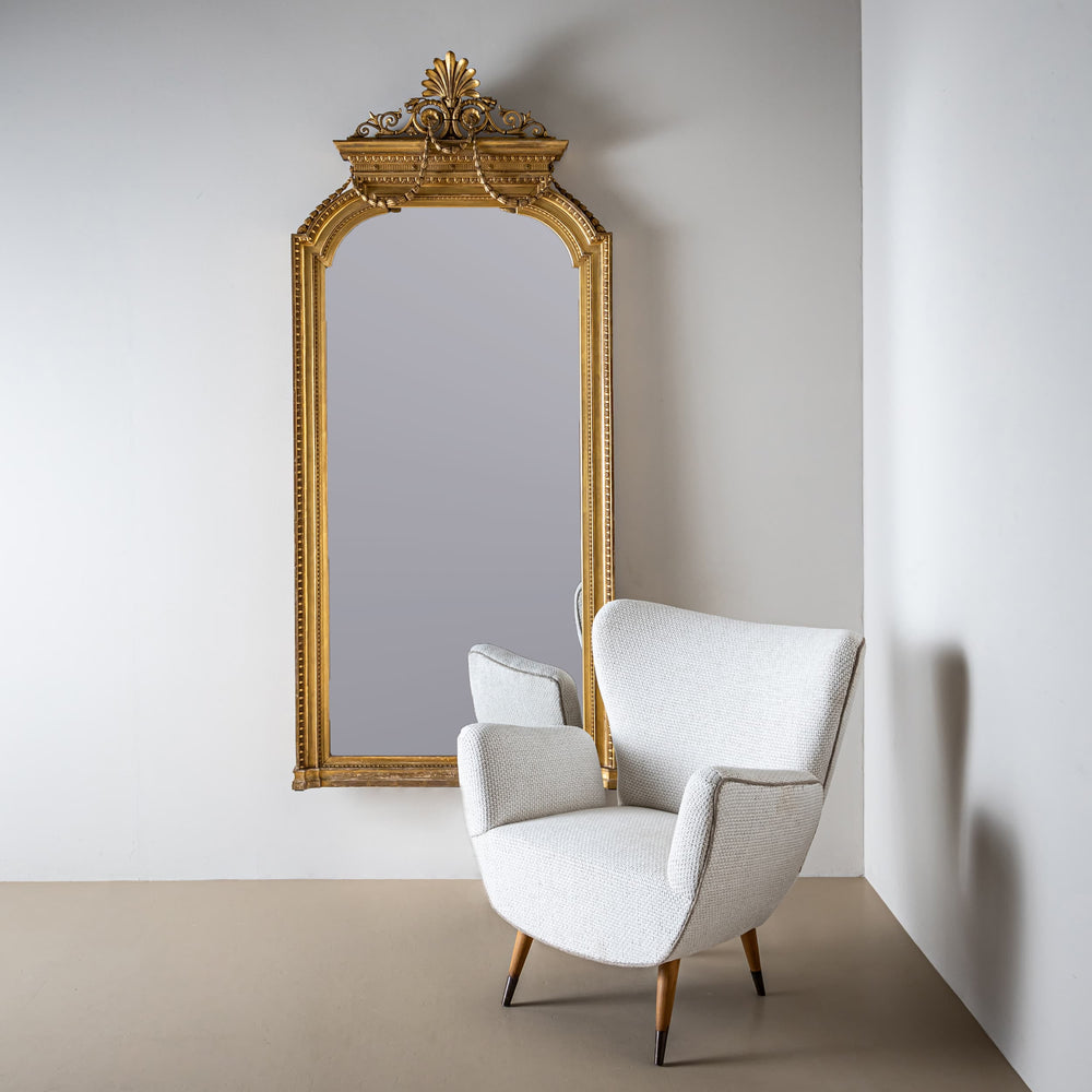 Wall Mirror in Louis XVI Style, 2nd Half 19th Century