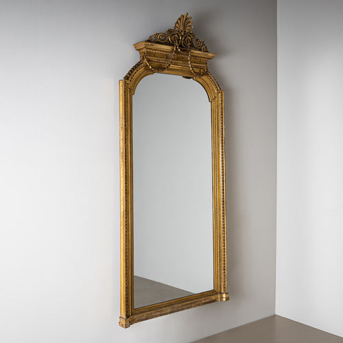 Wall Mirror in Louis XVI Style, 2nd Half 19th Century