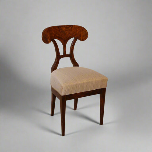 Fine Pair Biedermeier Side Chairs, Austria c1820