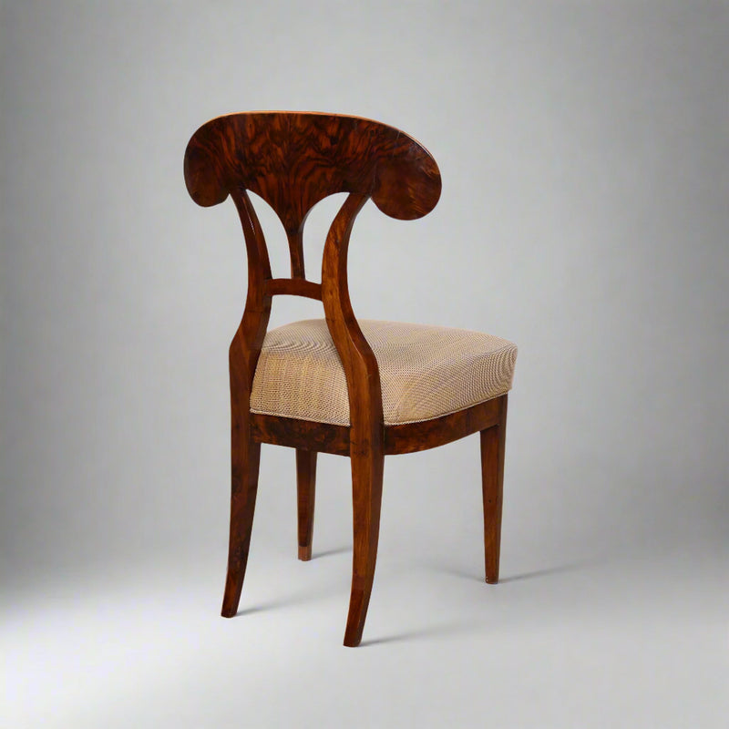 Fine Pair Biedermeier Side Chairs, Austria c1820