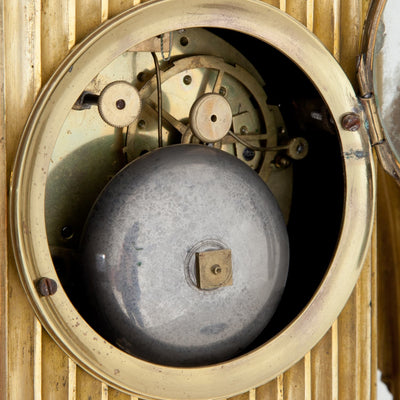 French Empire Gilt Bronze Mantle Clock circa 1810