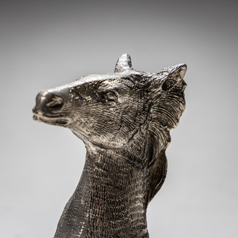 Set of Six Silver-Plated Stirrup Cups, Attributed to Mauro Manetti, Italy, 1970s