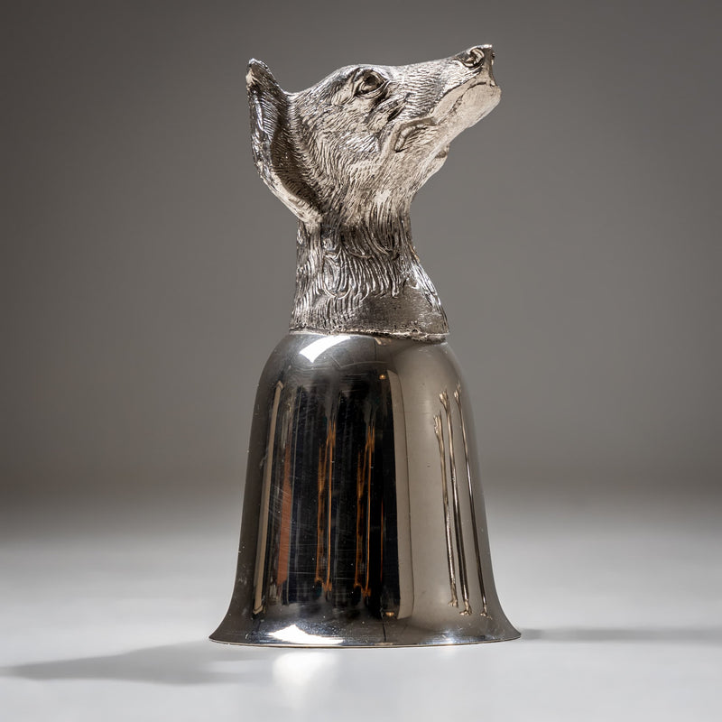 Set of Six Silver-Plated Stirrup Cups, Attributed to Mauro Manetti, Italy, 1970s
