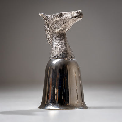 Set of Six Silver-Plated Stirrup Cups, Attributed to Mauro Manetti, Italy, 1970s