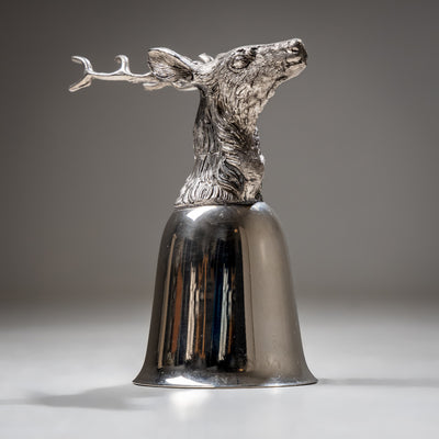 Set of Six Silver-Plated Stirrup Cups, Attributed to Mauro Manetti, Italy, 1970s