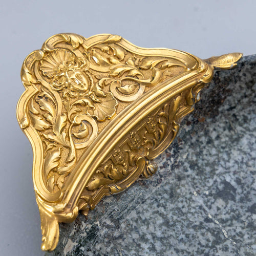 Egyptian Porphyry Bowl, sig. Escalier de Cristal Paris, France, 2nd Half 19th Century