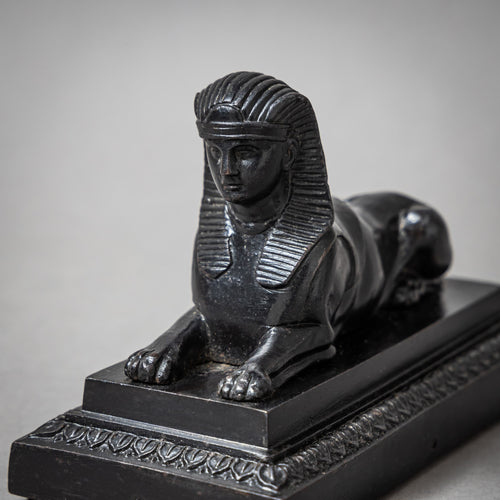Pair of Berlin Iron Sphinxes, Early 19th Century