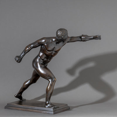 Bronze Borghese Gladiator, Berlin, circa 1900