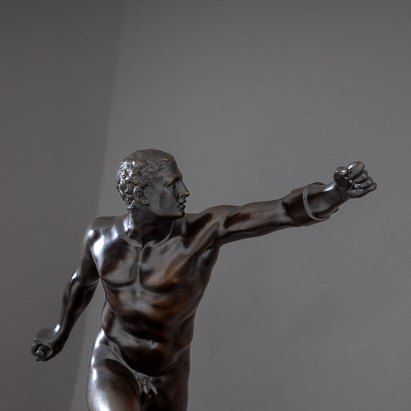 Bronze Borghese Gladiator, Berlin, circa 1900