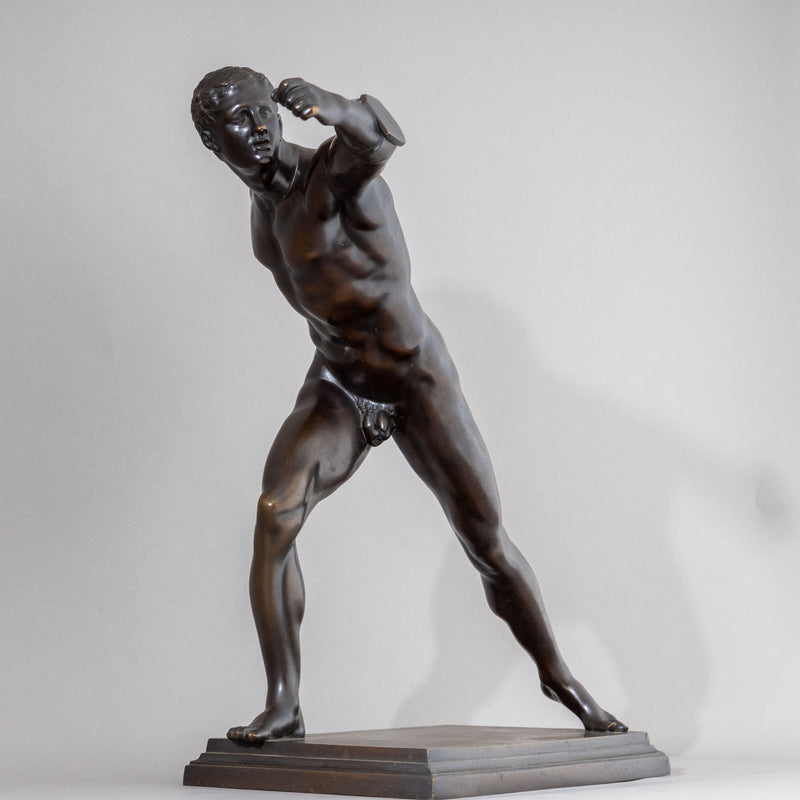 Bronze Borghese Gladiator, Berlin, circa 1900