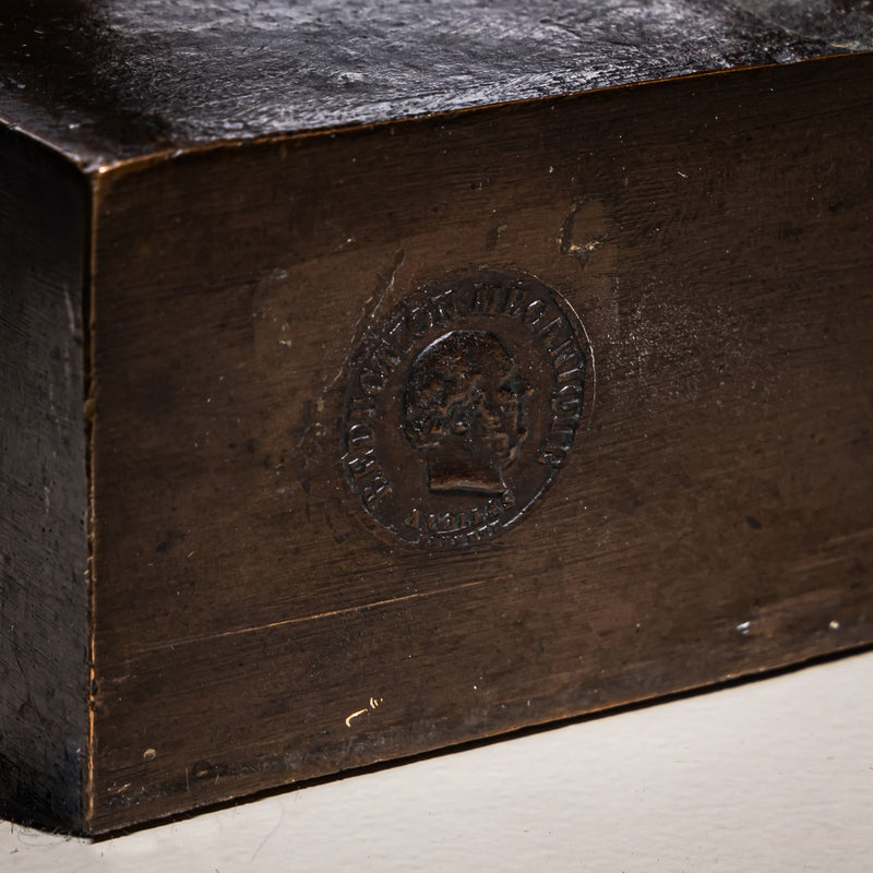 Borghese Gladiator in Bronze, Foundry F. Barbedienne, 2nd Half 19th Century