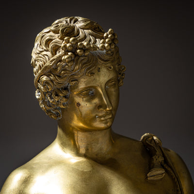 Bronze of Narcissus after the Antique, Signed Michele Amodio, Naples, Late 19th Century
