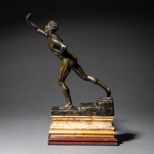 Bronze “The Messenger of Marathon” by Max Kruse (1854–1942), Gladenbeck Foundry, Berlin, design 1881