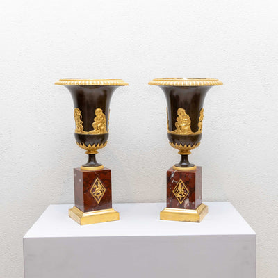 Empire Vases, German, Early 19th Century