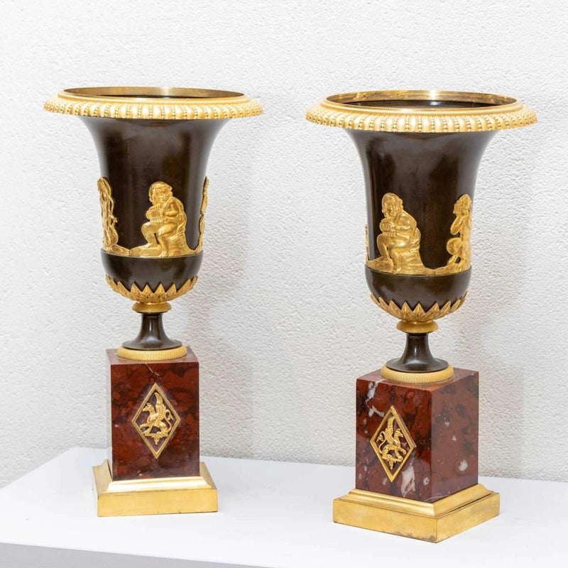 Empire Vases, German, Early 19th Century