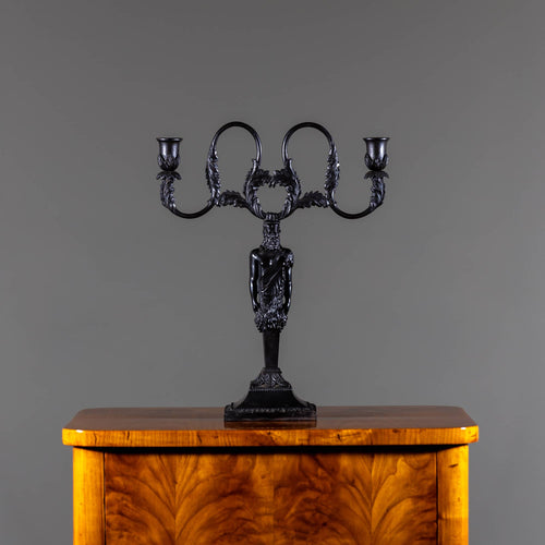 Berlin Iron Candleholder after Karl Friedrich Schinkel, 19th Century