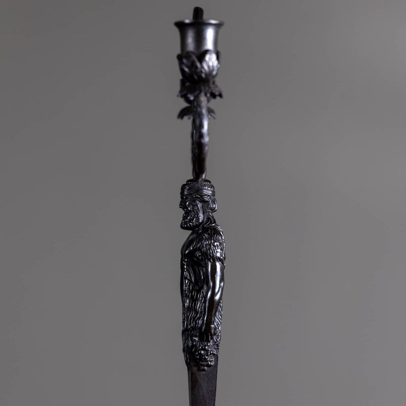 Berlin Iron Candleholder after Karl Friedrich Schinkel, 19th Century