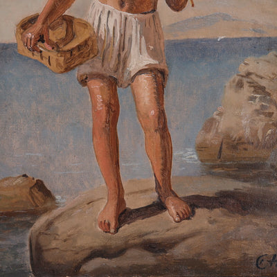 Constantin Hansen (Danish, 1804-1880), Fisher Boy from Capri, 1838