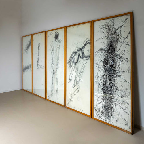 Peter Gilles (1953 Cologne – 2017 ibid.) Series of 10 Paintings, dated ‘86/87