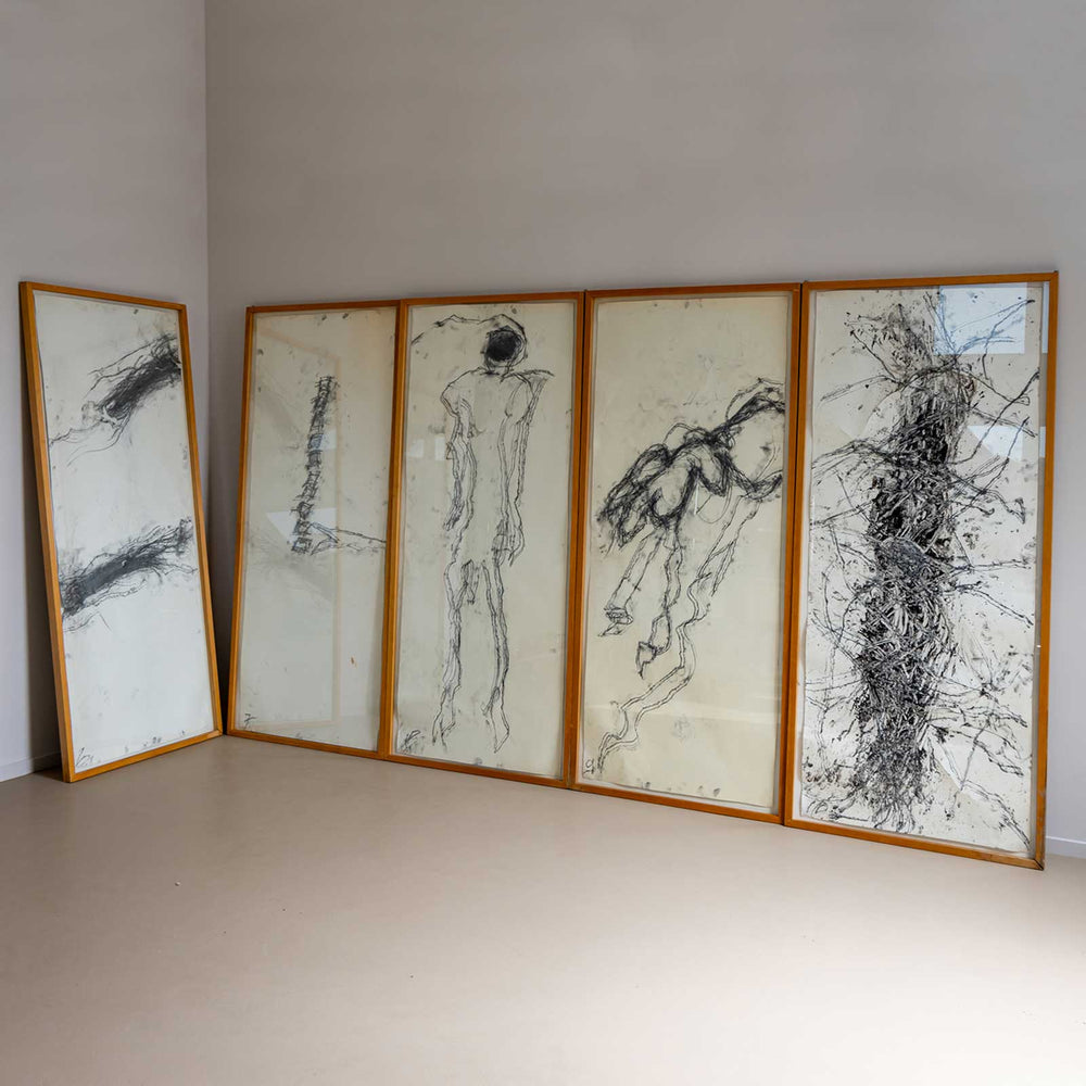 Peter Gilles (1953 Cologne – 2017 ibid.) Series of 10 Paintings, dated ‘86/87