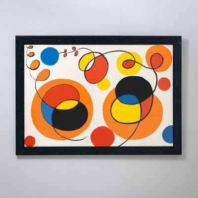 Alexander Calder (USA, 1898–1976) – Color Lithograph "OVERLAPPING", Ed. 79/95, circa 1970