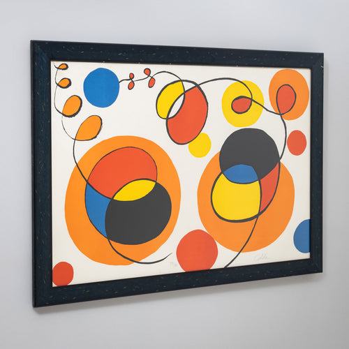 Alexander Calder (USA, 1898–1976) – Color Lithograph "OVERLAPPING", Ed. 79/95, circa 1970