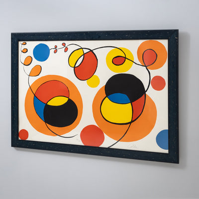 Alexander Calder (USA, 1898–1976) – Color Lithograph "OVERLAPPING", Ed. 79/95, circa 1970