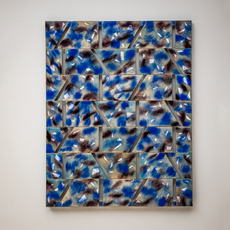 Pendant of abstract Compositions by Paolo de Poli (Italy, 1905-1996), 1960/61