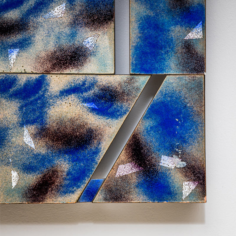 Pendant of abstract Compositions by Paolo de Poli (Italy, 1905-1996), 1960/61