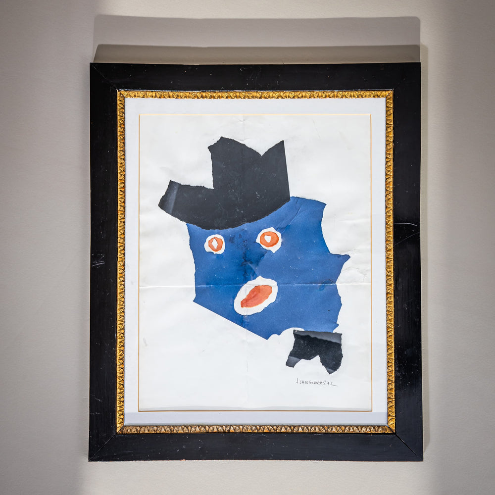 Jean-Joseph Sanfourche (France, 1929–2010), Blue Head, dated 1972