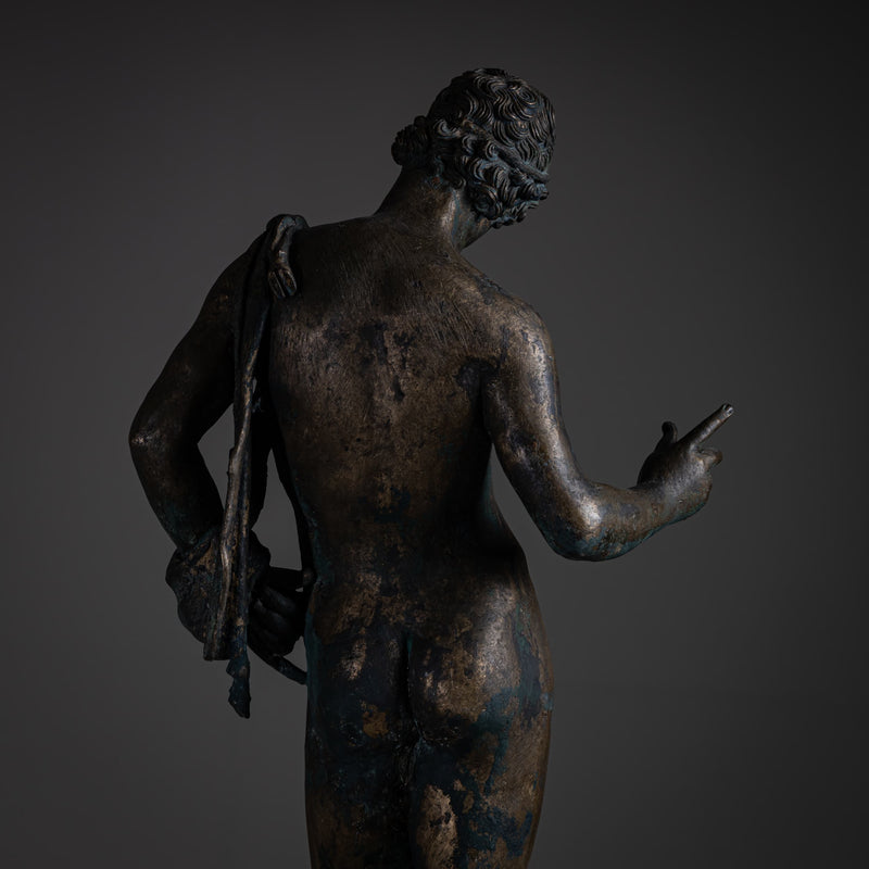 Bronze of Narcissus after the Antique, 20th Century