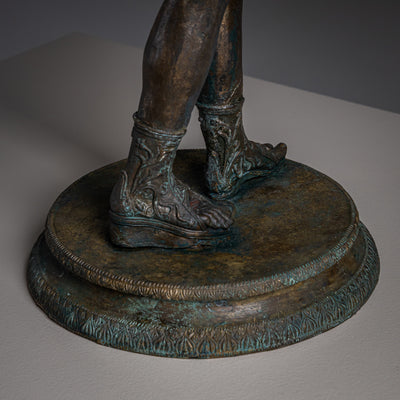 Bronze of Narcissus after the Antique, 20th Century